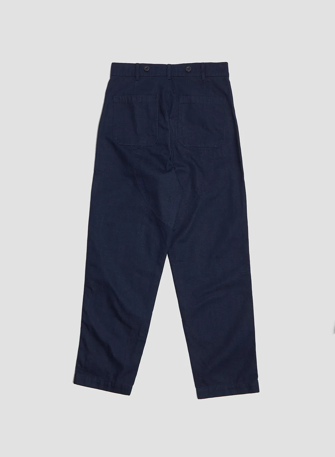 6 Pocket Pant Heavy Cotton in Black Navy