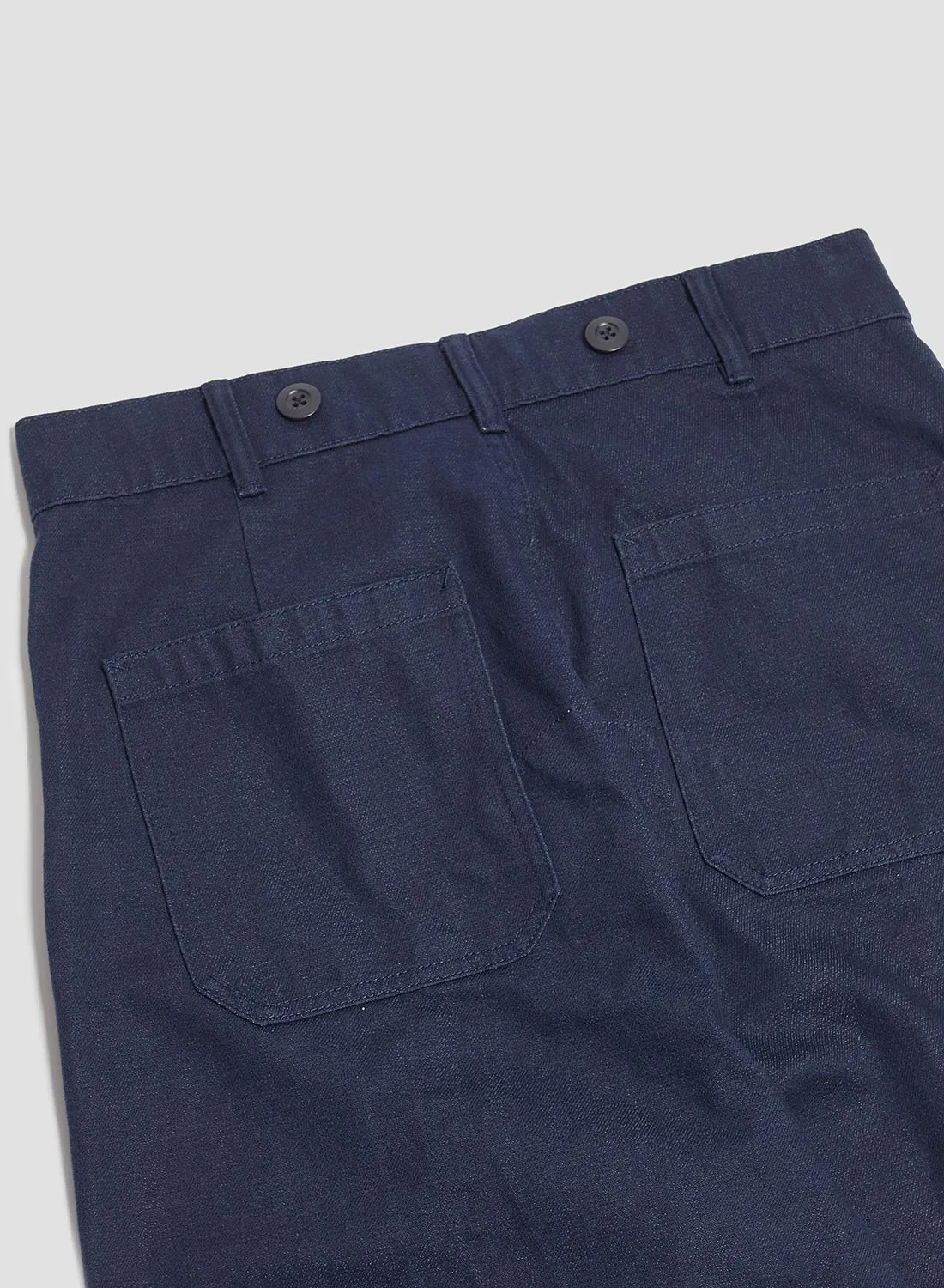 6 Pocket Pant Heavy Cotton in Black Navy