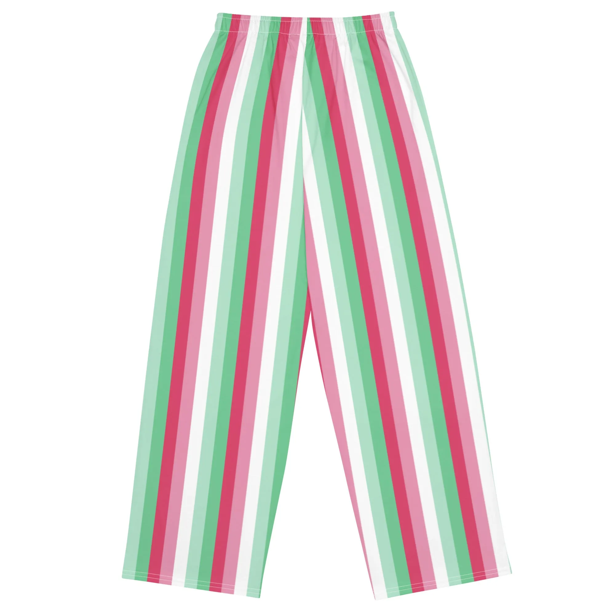 Abrosexual Pride Flag Wide-Leg Pants