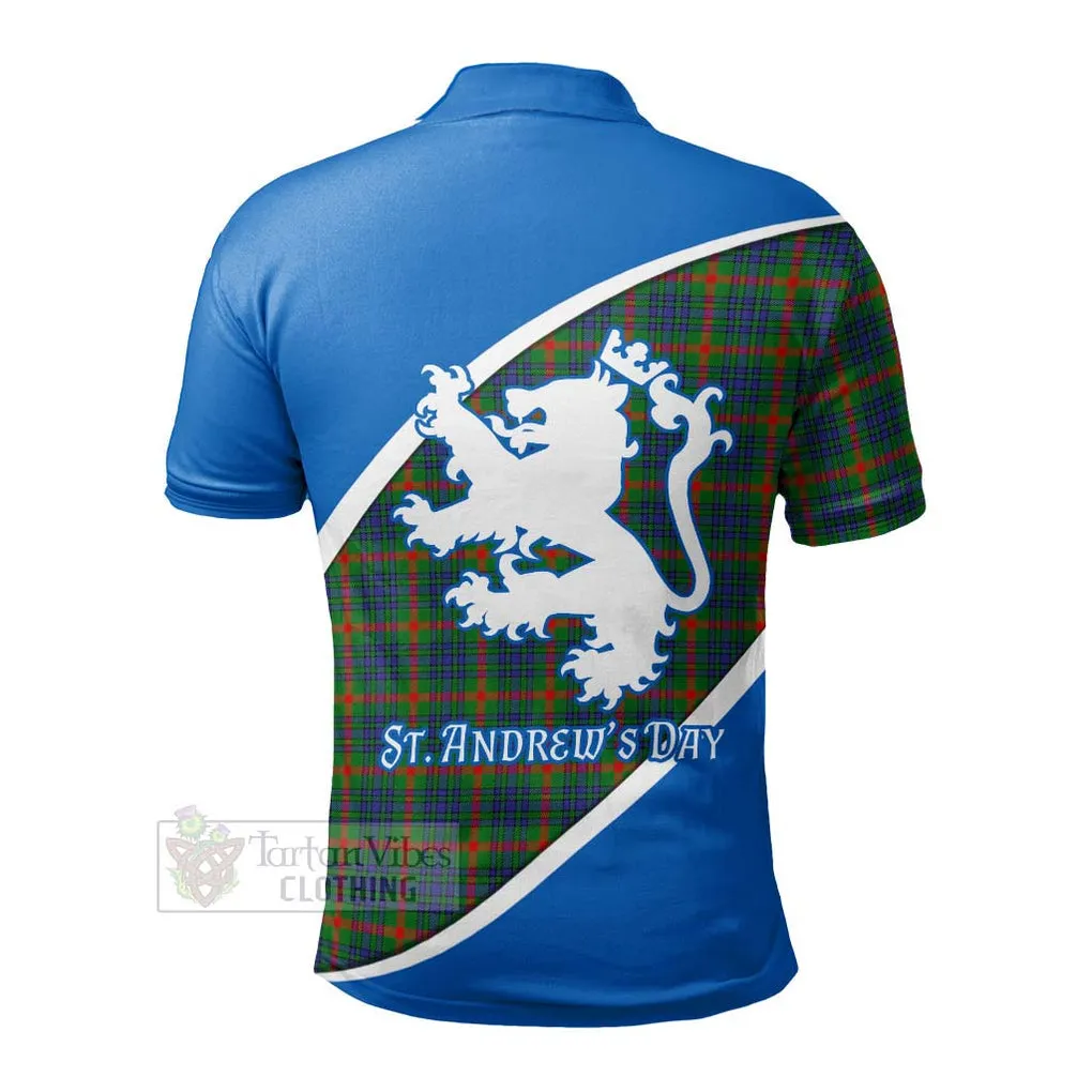 Aiton Family Crest Tartan Polo Shirt Celebrate Saint Andrew's Day in Style