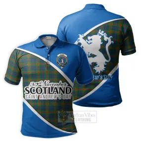 Aiton Family Crest Tartan Polo Shirt Celebrate Saint Andrew's Day in Style