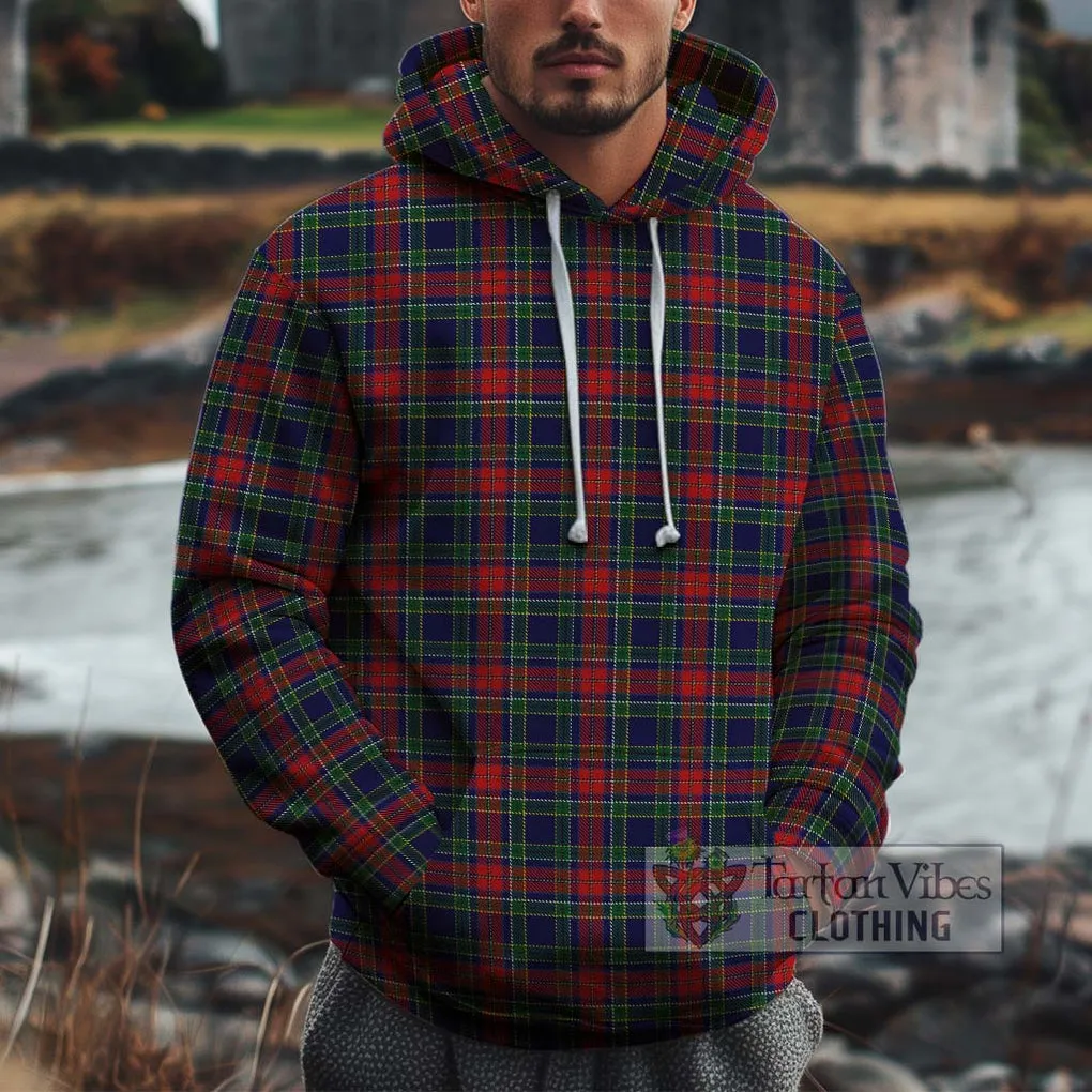 Allison Red Tartan Cotton Hoodie