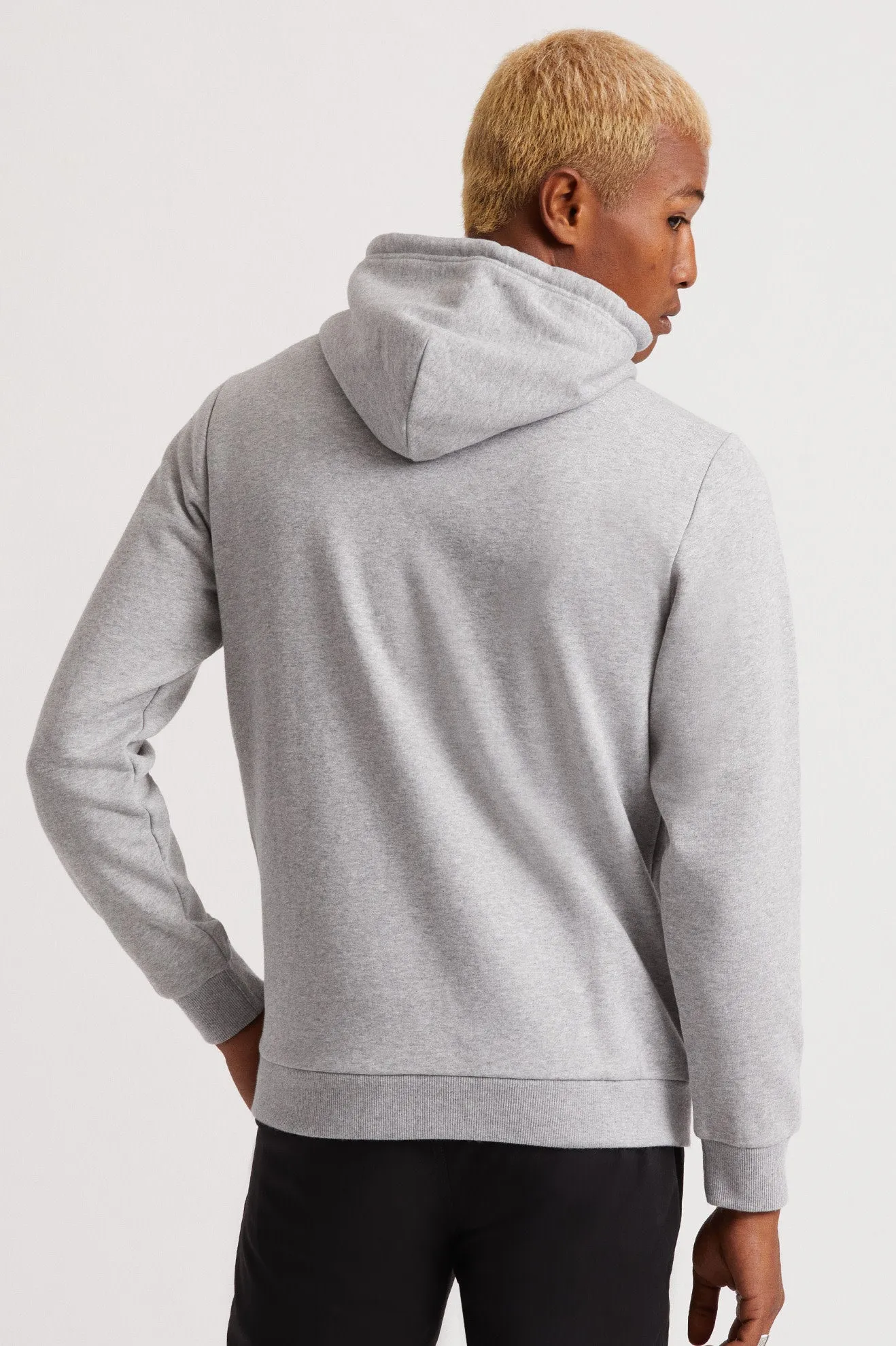 Alpha Line Hood - Heather Grey