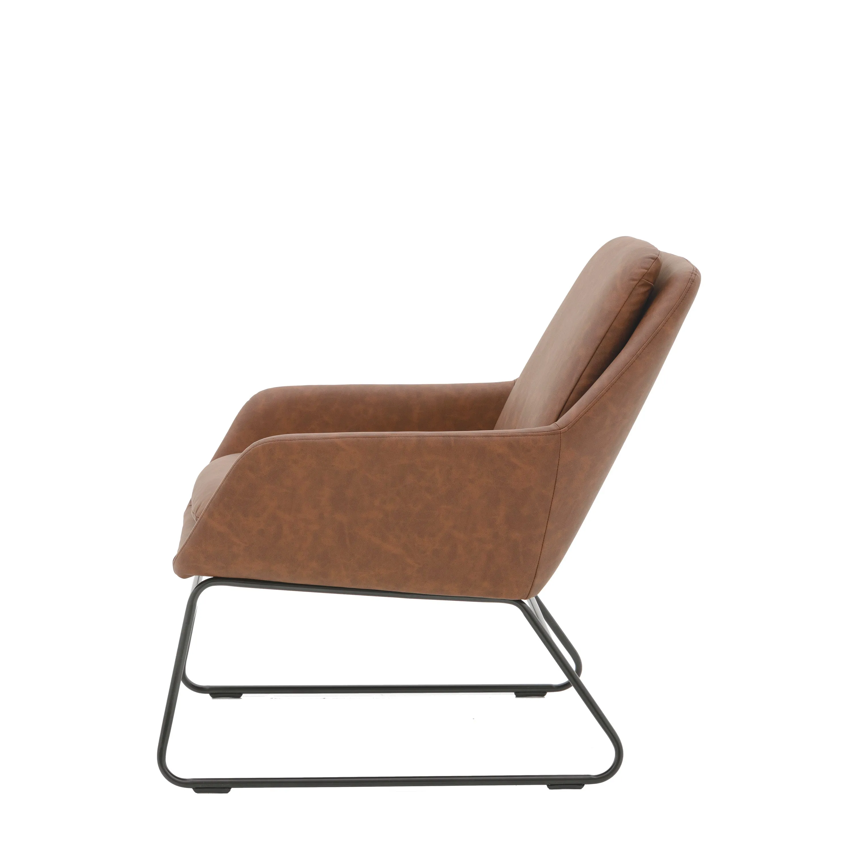 Amos Funton Chair Brown