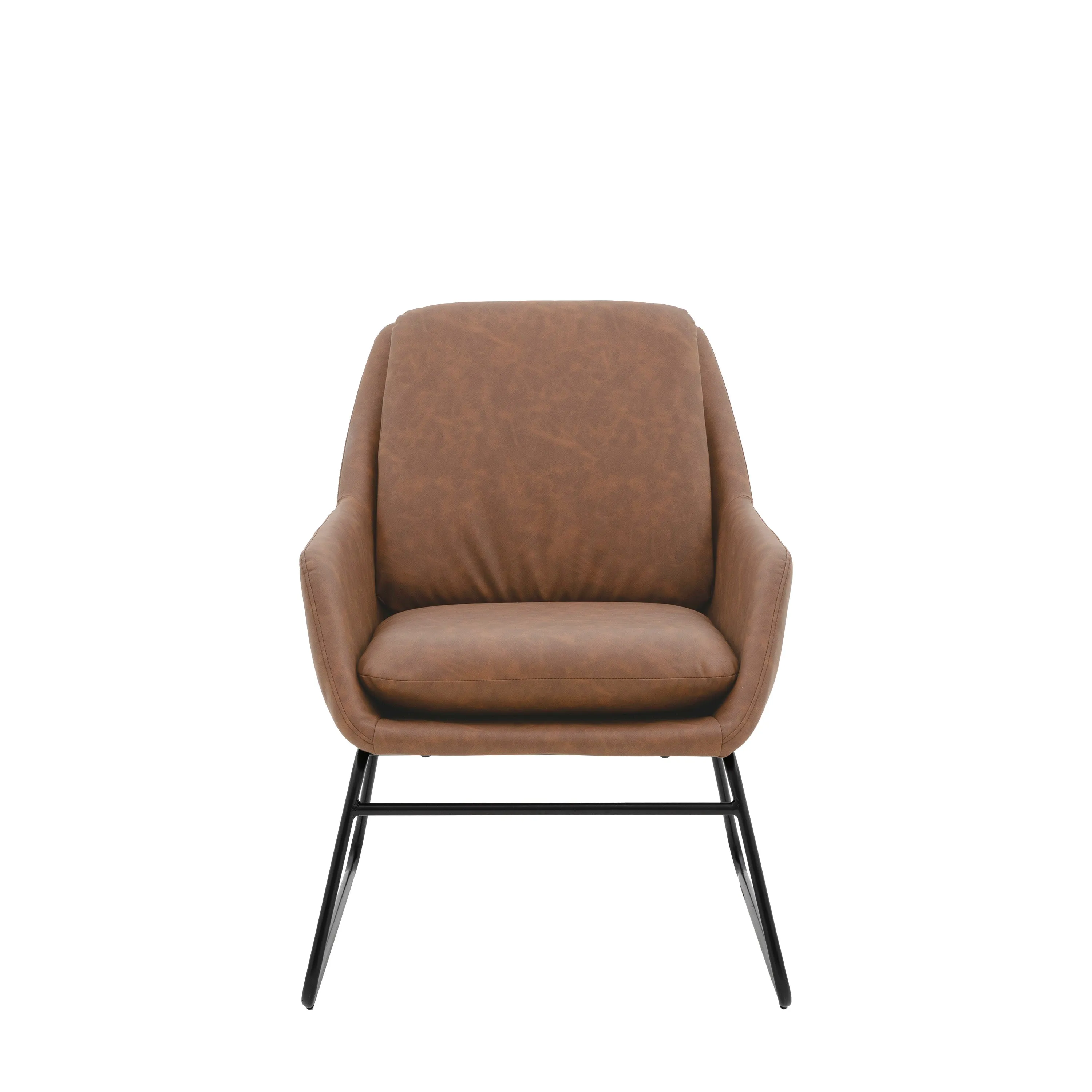 Amos Funton Chair Brown