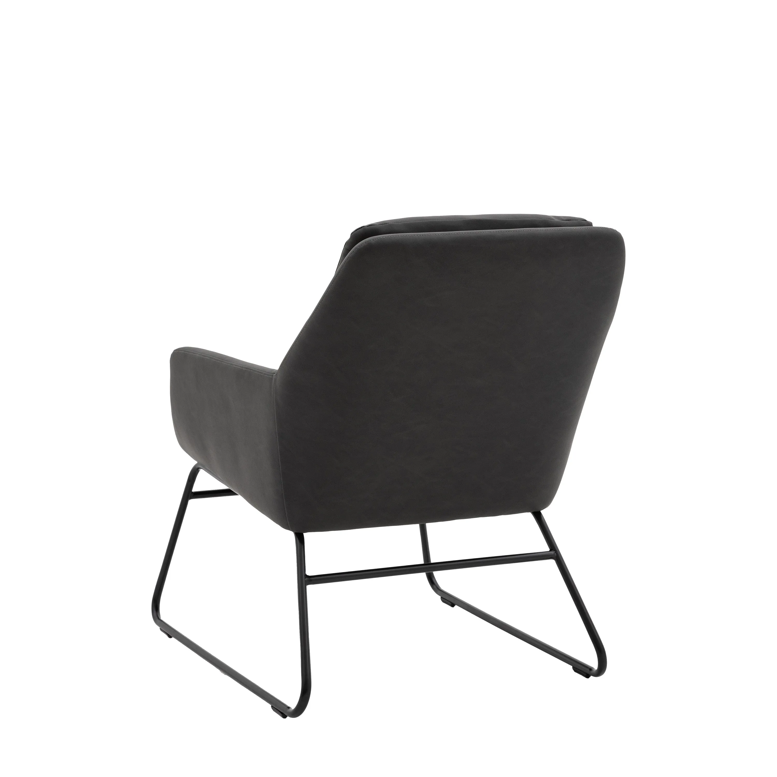 Amos Funton Chair Charcoal