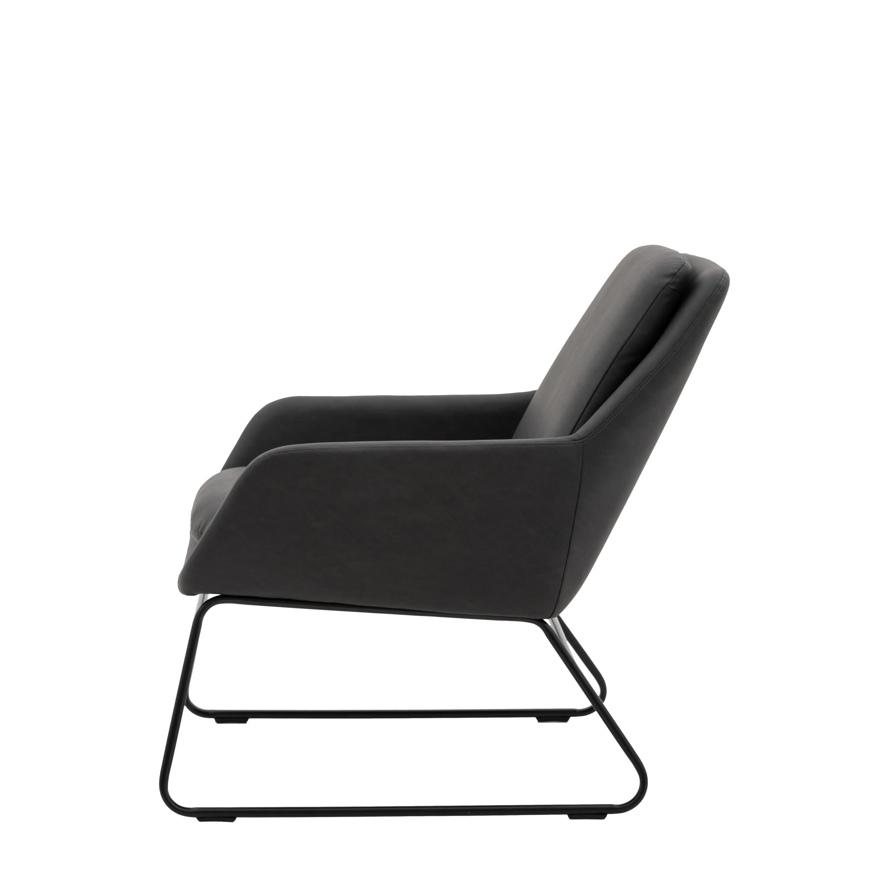 Amos Funton Chair Charcoal