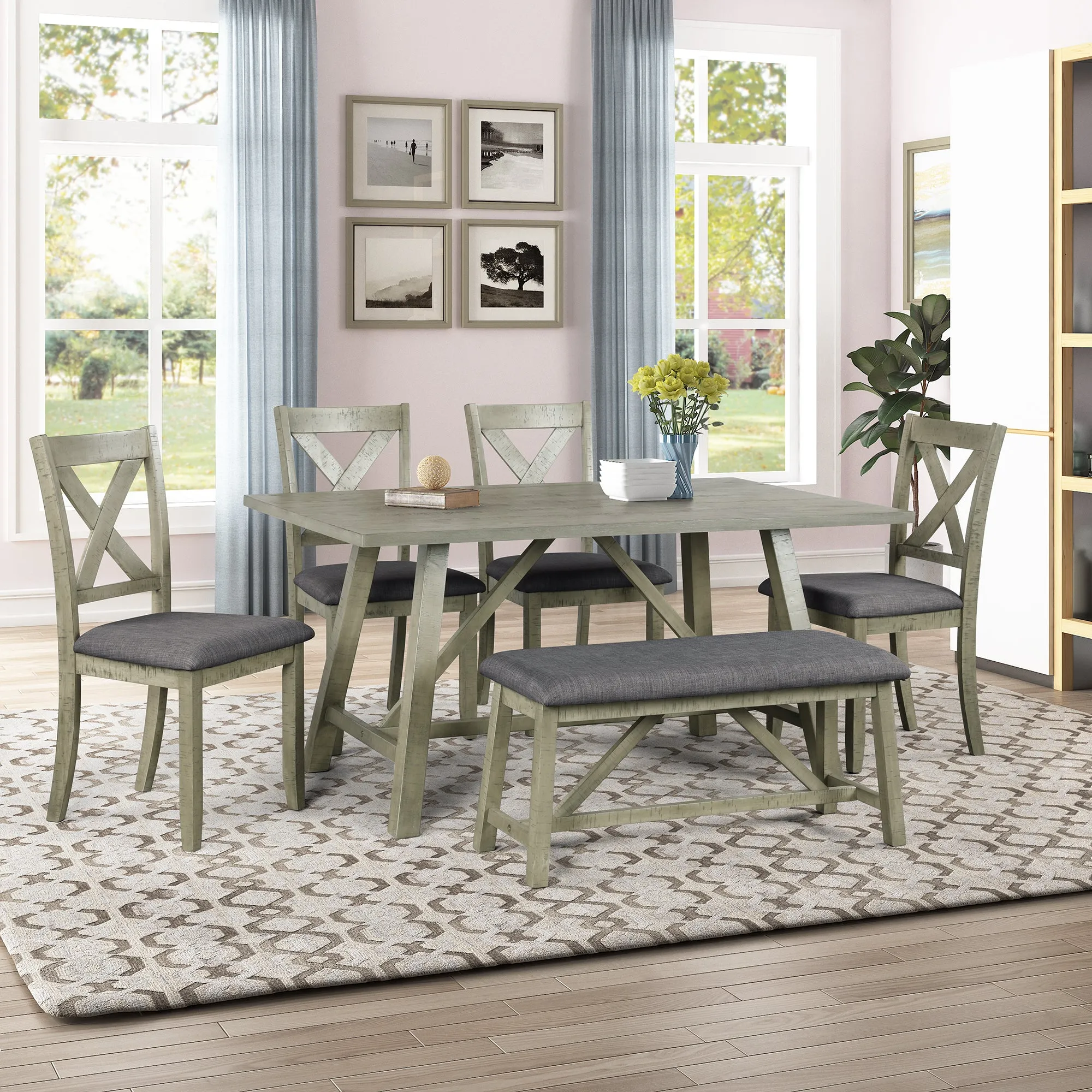 Anderson 6 Piece Dining Table Set