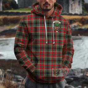 Anderson of Arbrake Tartan Cotton Hoodie with Family Crest