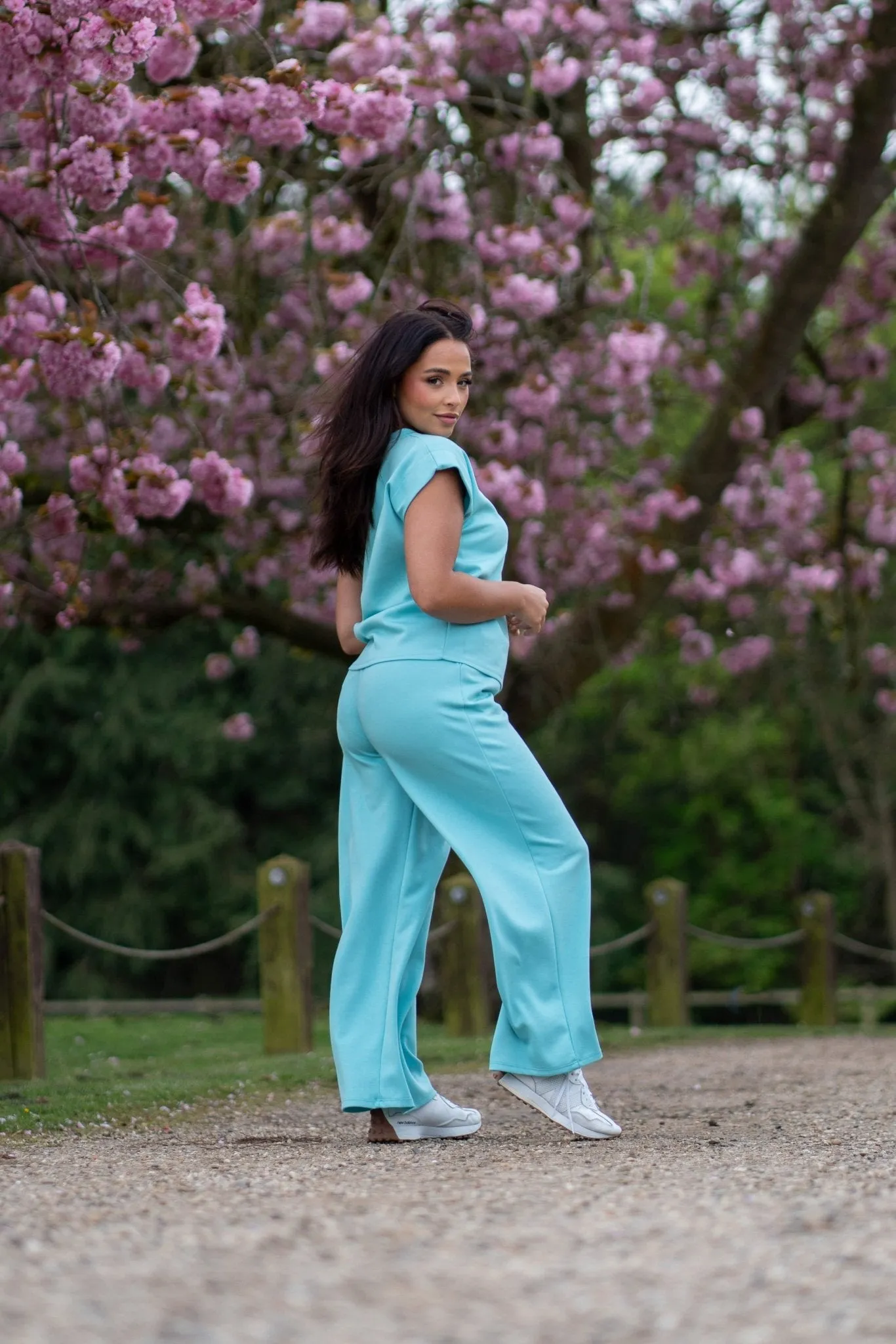 Aqua Wide Leg Trousers