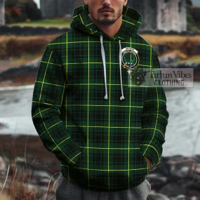 Arthur Modern Tartan Cotton Hoodie with Family Crest