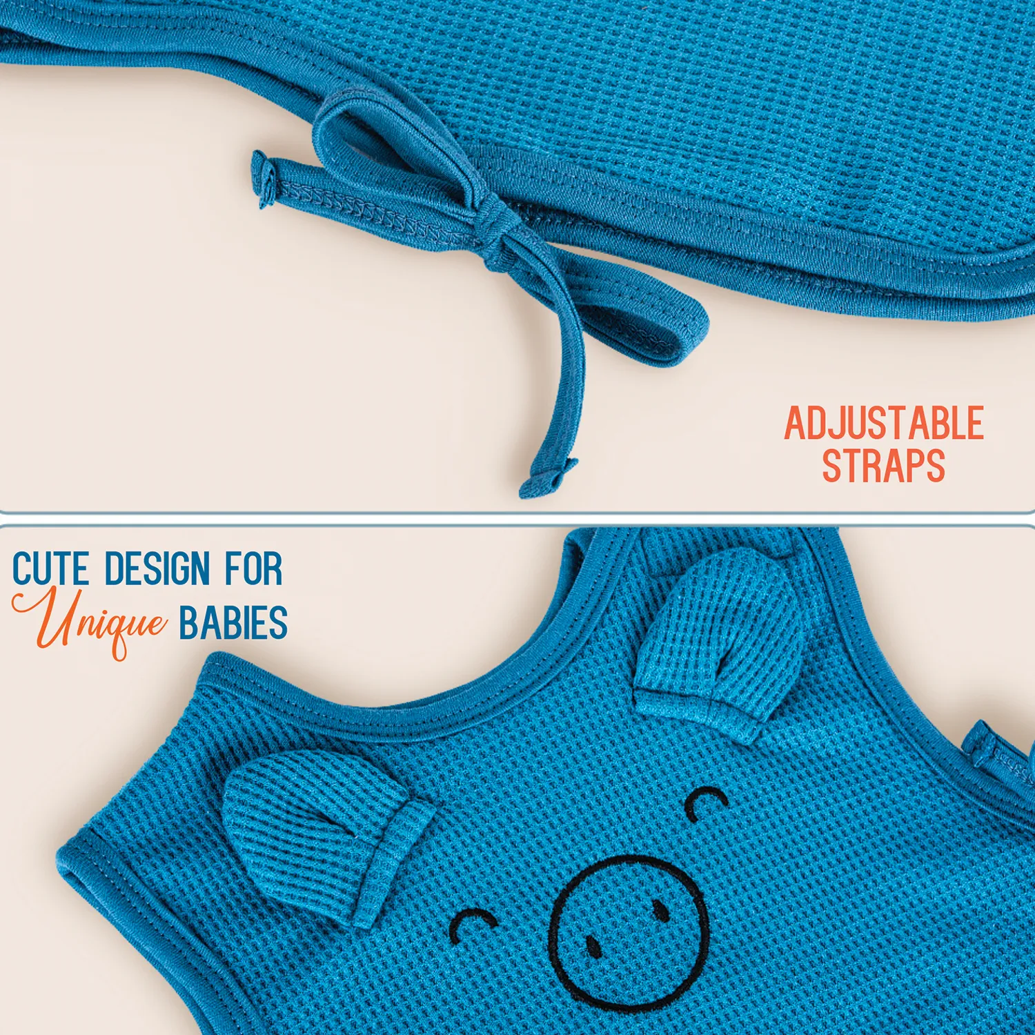 Baby Bibs for Girls & Boys - Blue