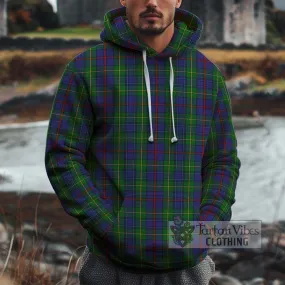 Bailey Tartan Cotton Hoodie