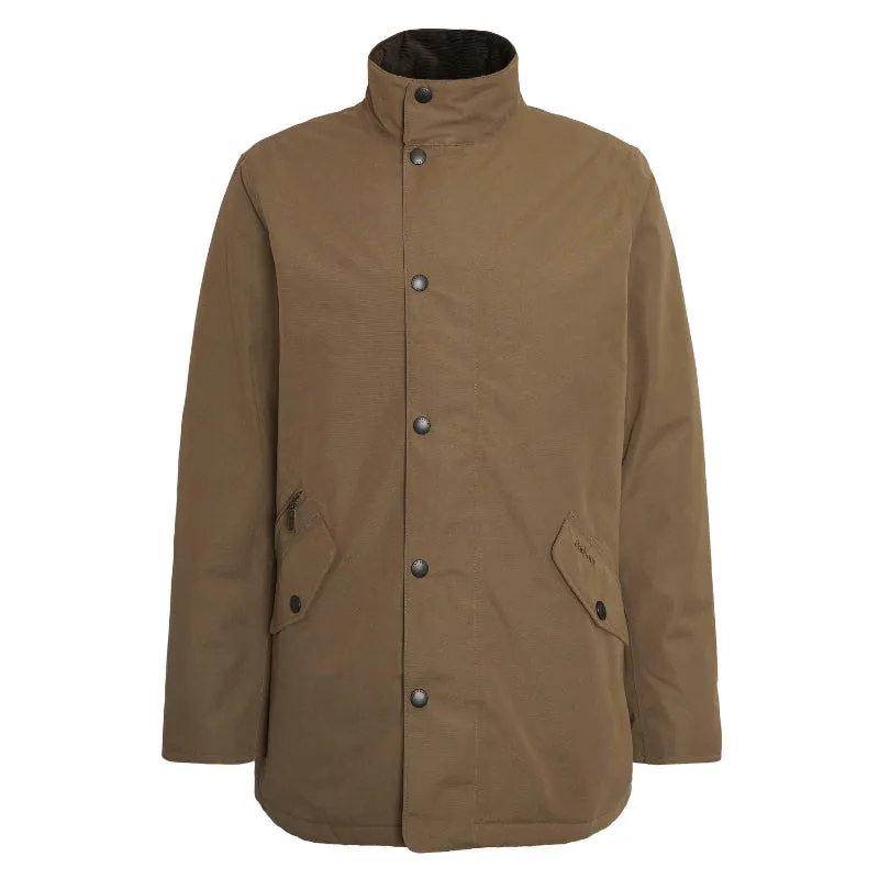 Barbour Winter Spoonbill Waterproof Mens Jacket - Clay