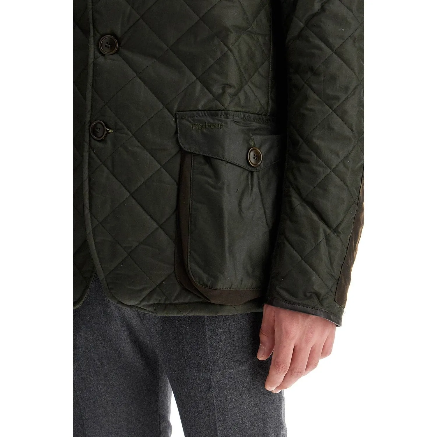 Barbour x TOKITO jacket with quilted wax finish