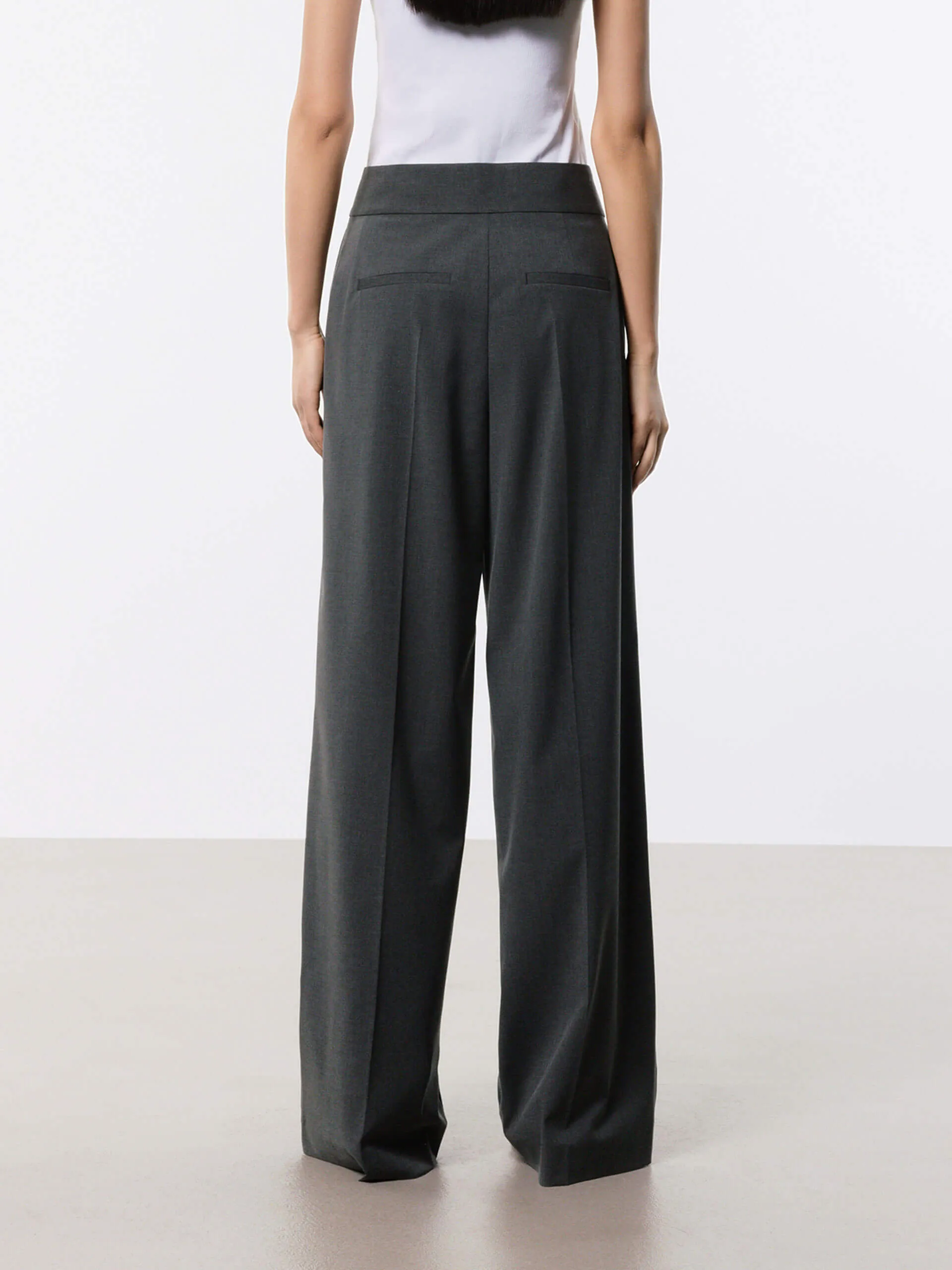 Belt Wide Leg Pants