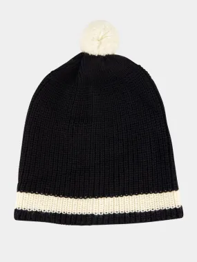 Black Pom Hat