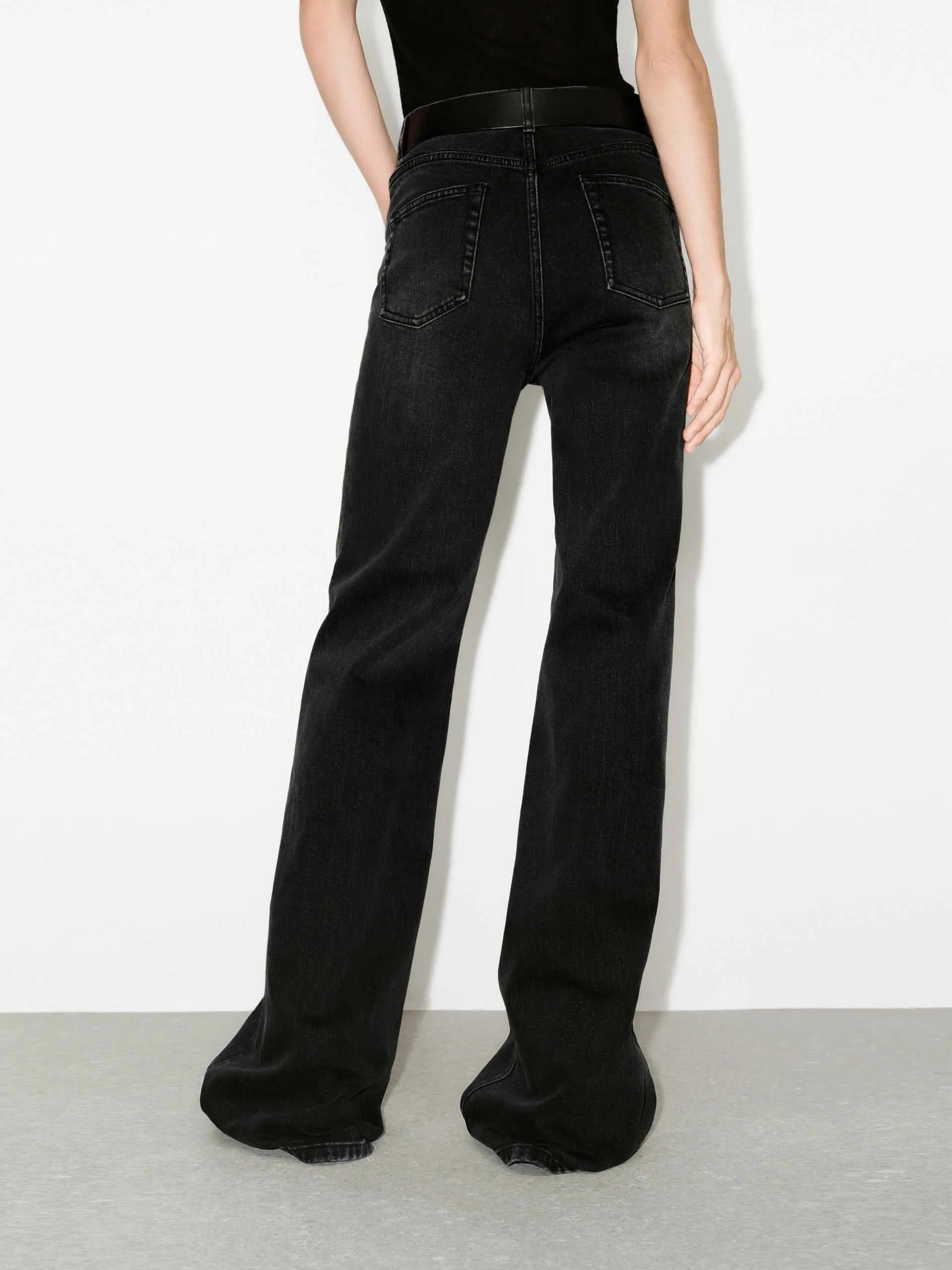 Black Wash Cotton Jeans