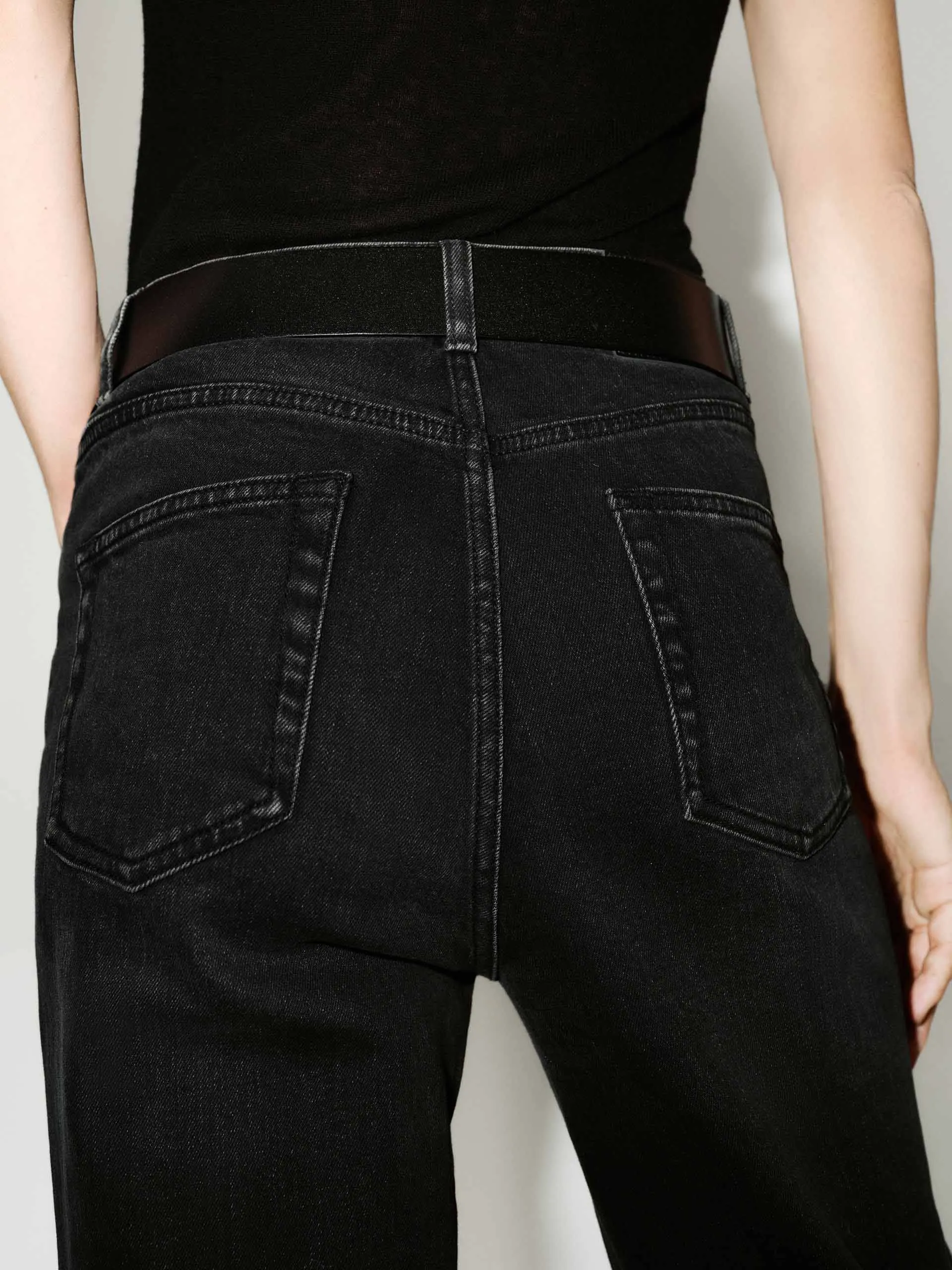 Black Wash Cotton Jeans