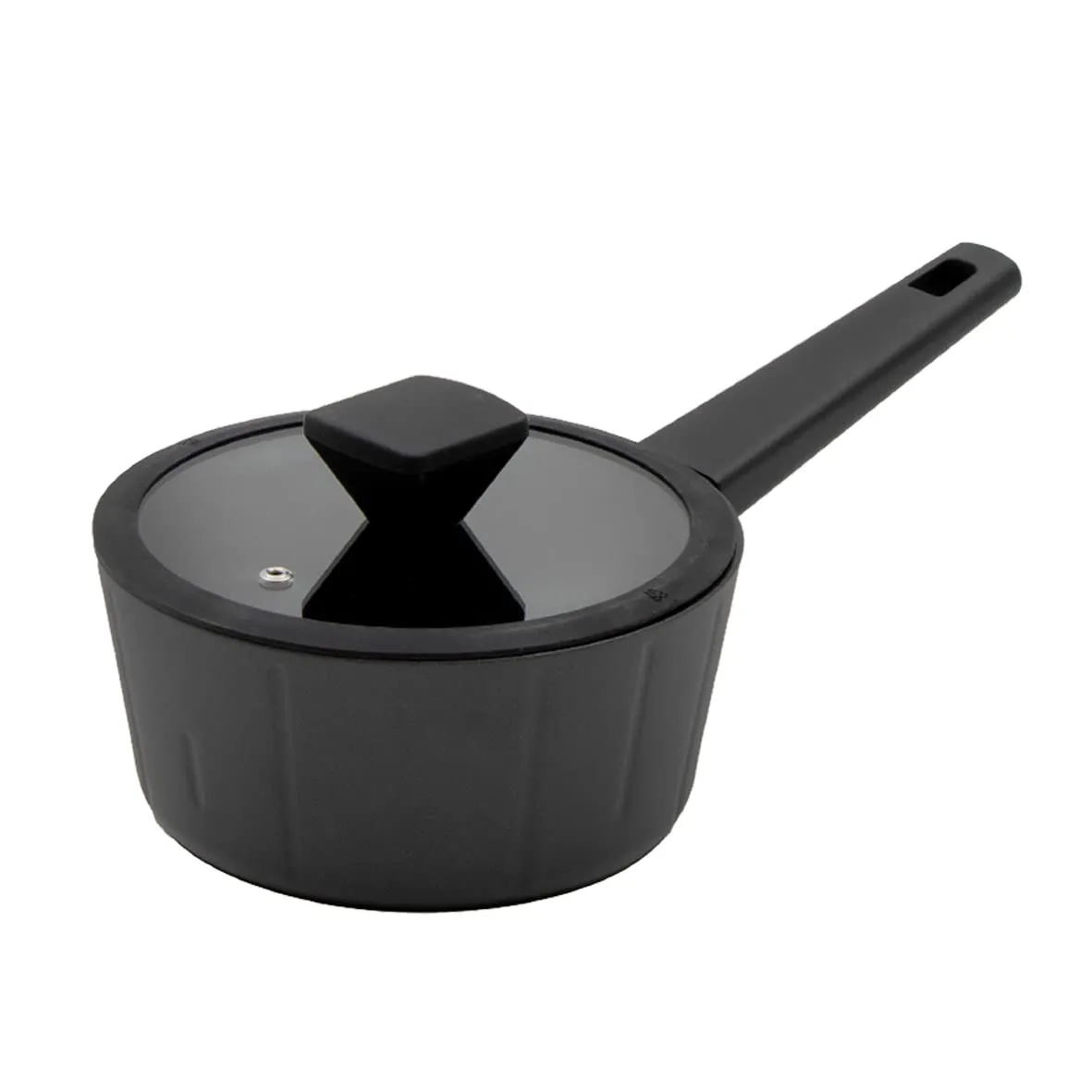 Blackmoor 67389 Neuvo 18cm Saucepan with Lid/All Hob Types Incl. Induction, Gas, Electric/Non-Stick 5-Layer Cookware/Recycled Body and Soft Touch Handle