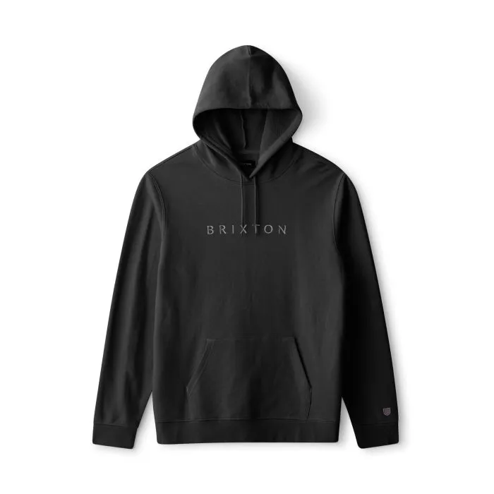 BRIXTON ALPHA LINE HOOD - BLACK