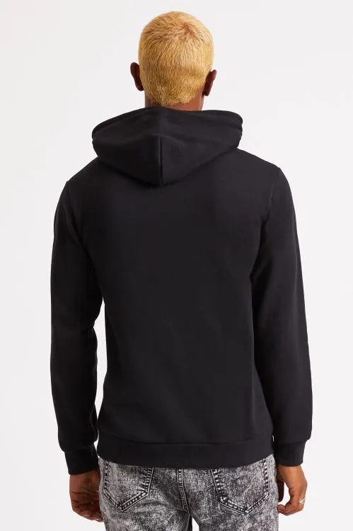 BRIXTON ALPHA LINE HOOD - BLACK