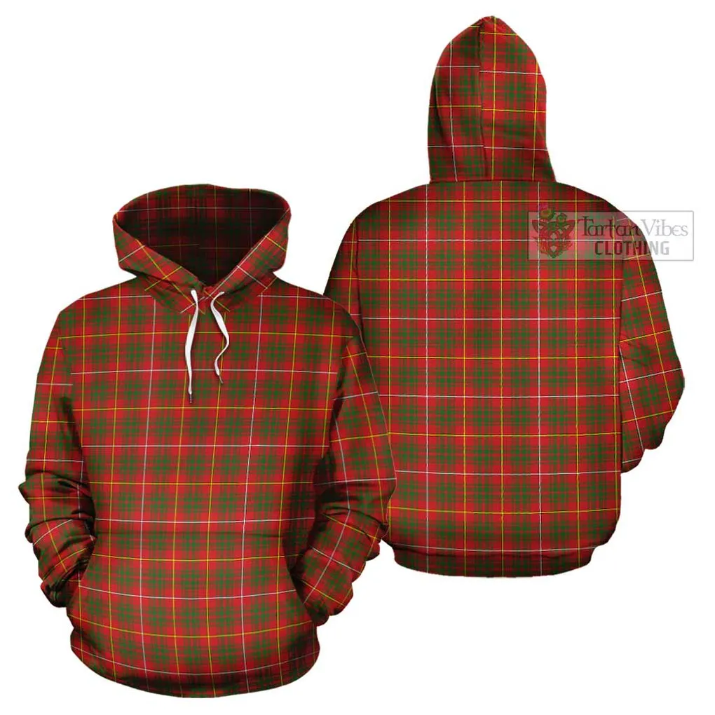 Bruce Modern Tartan Cotton Hoodie