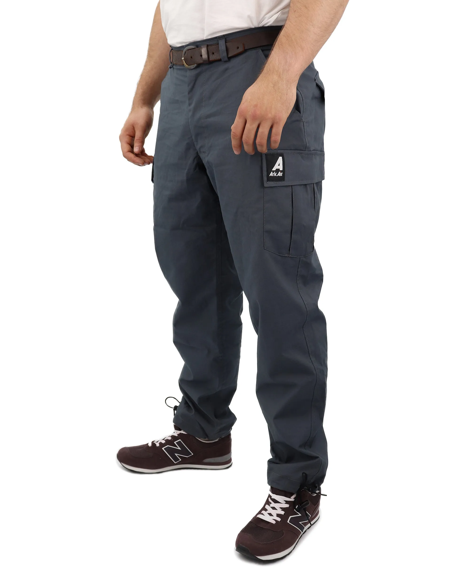 C332AA - Canvas Combat Trousers - Urban Grey