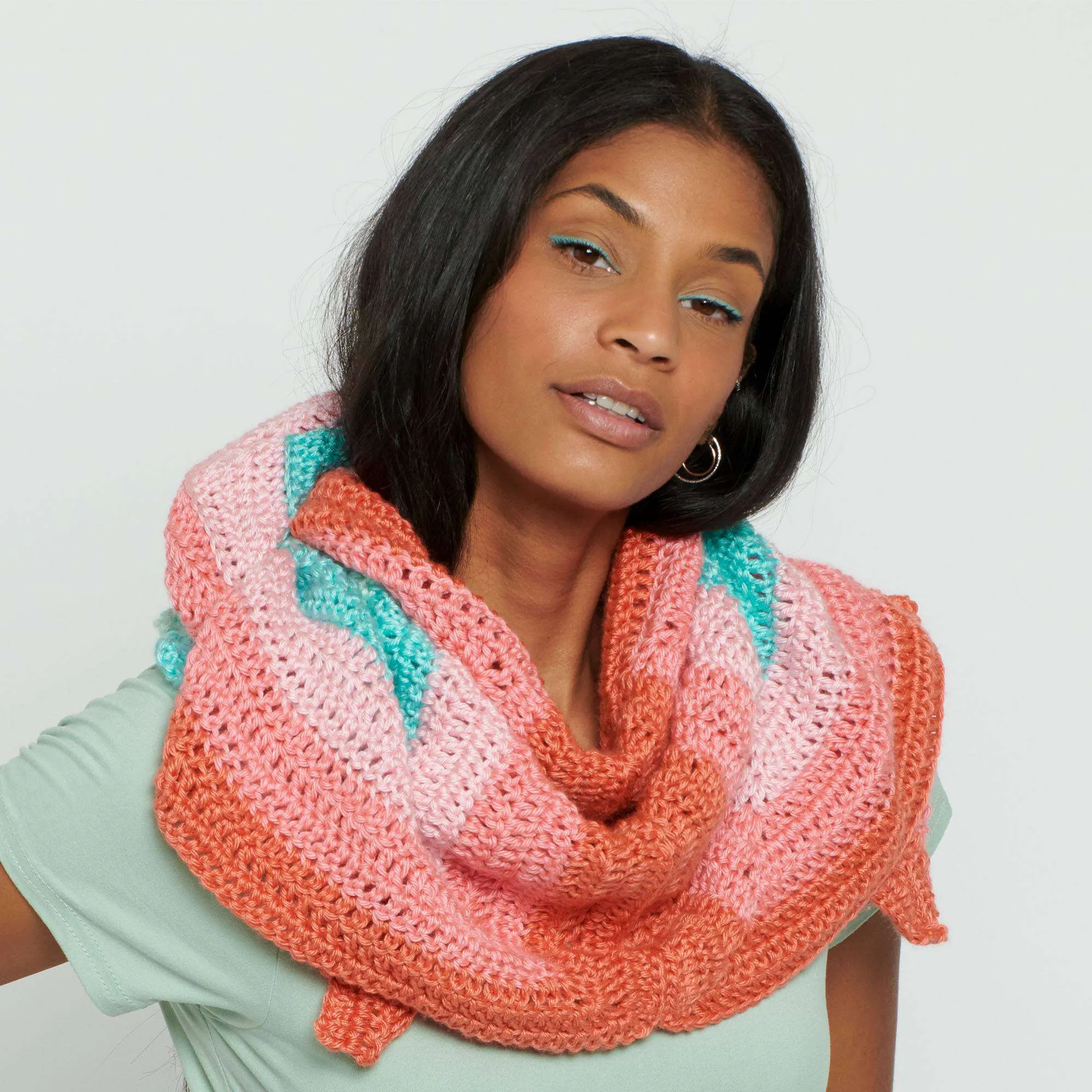 Caron Crochet Spread your Wings Shawl