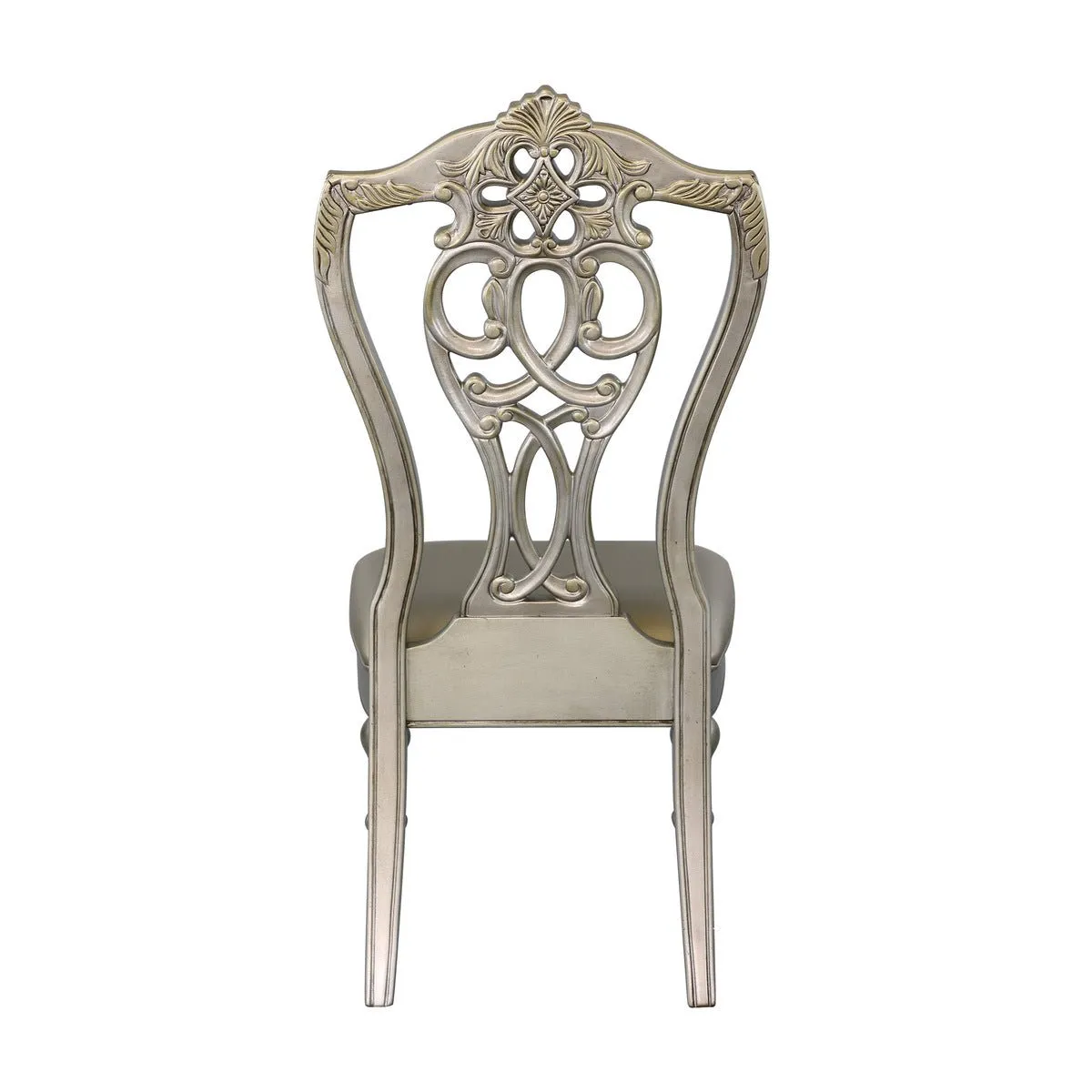 Catalonia Platinum Gold Side Chair - Set of 2