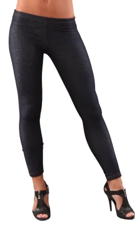 Cheryl Denim Leggings Blue Jegging Active Pants