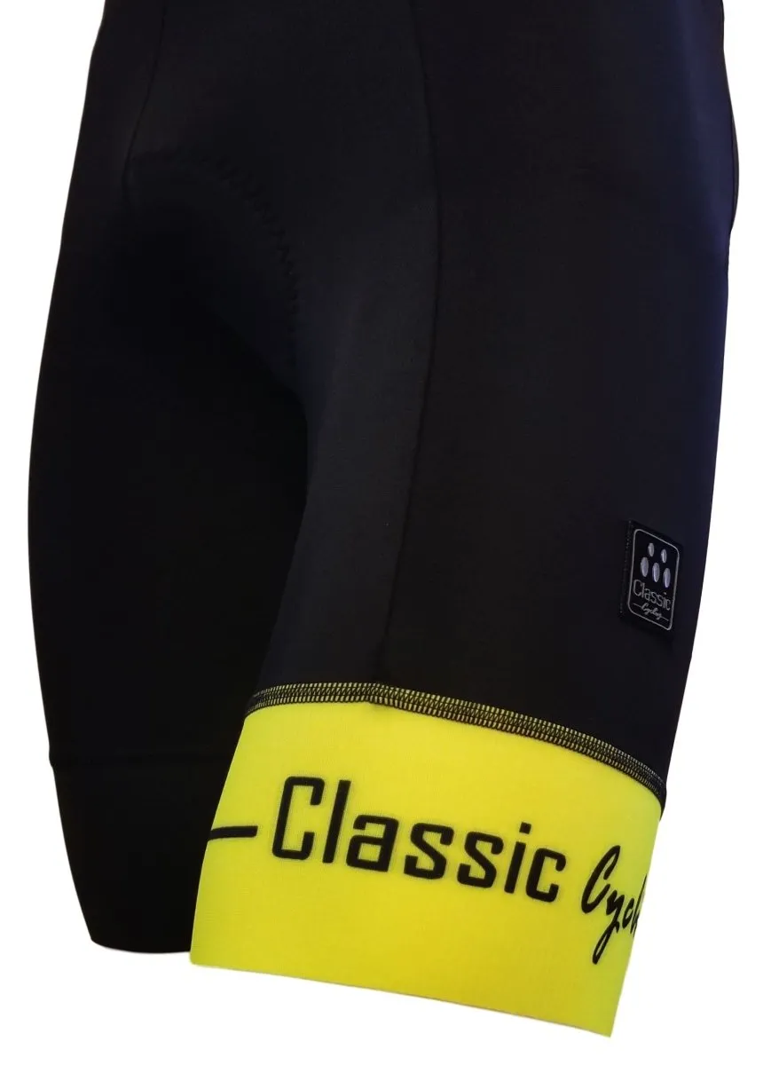 Classic Cycling Men's Metric Bib Short - Fluo