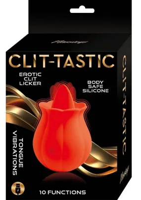 Clit-Tastic Erotic Clit Licker Rechargeable Silicone Clitoral Vibrator