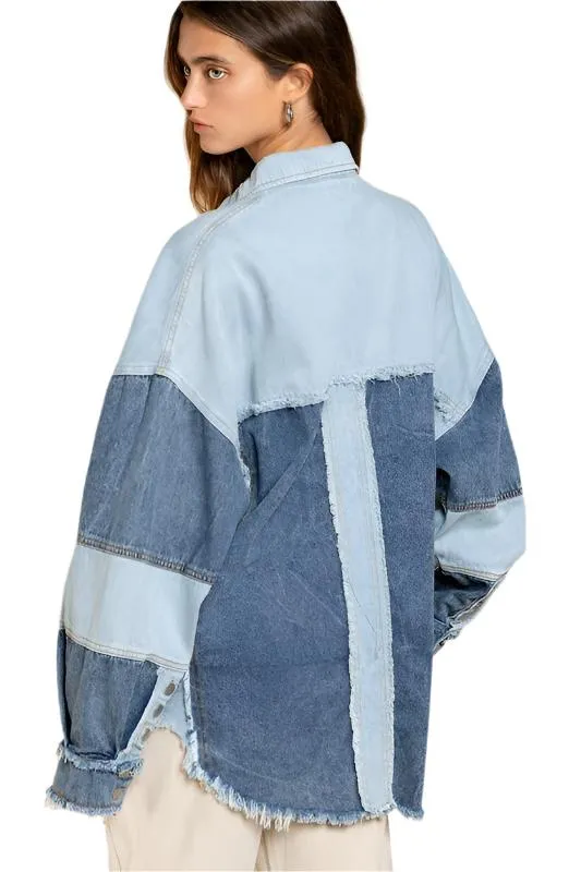 Colorblock Oversized Jacket by POL