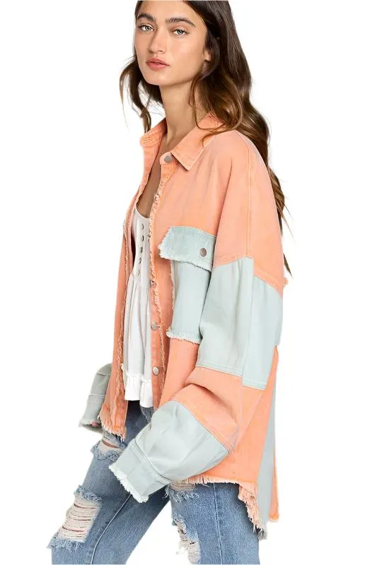 Colorblock Oversized Jacket by POL