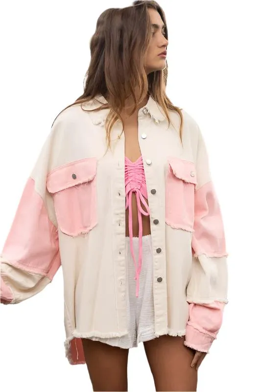 Colorblock Oversized Jacket by POL