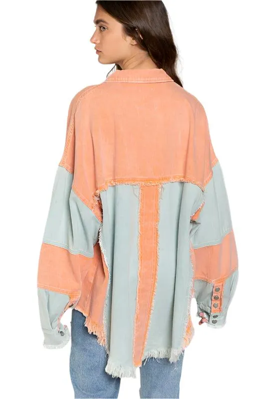 Colorblock Oversized Jacket by POL