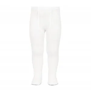 Condor Ribbed Tights (#200 Blanco White)