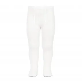 Condor Ribbed Tights (#200 Blanco White)