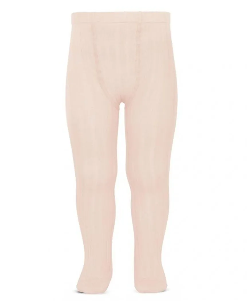 Condor Ribbed Tights (#674 Nude Pink)