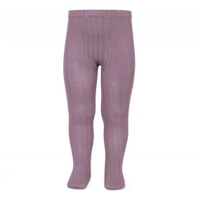 Condor Ribbed Tights (#675 Amatista - Amethyst)