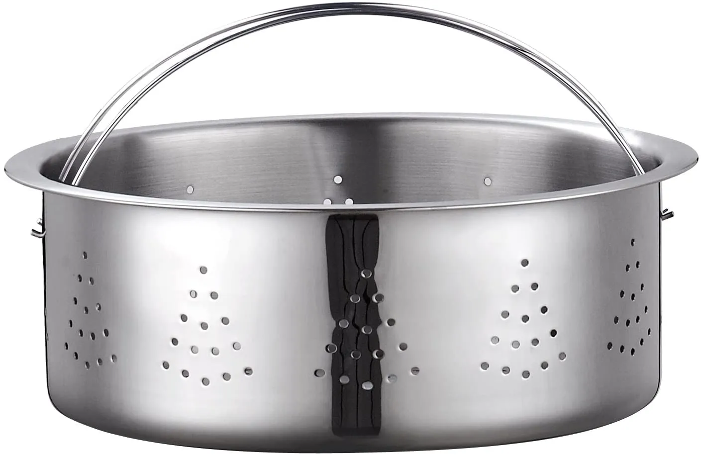 Cooks Standard Pasta Pot 18/10 Stainless Steel 12 Quart, Spaghetti Cooker Steamer Stock Pot Multipots with Strainer Insert, Stainless Steel Lid, 4-Piece Set