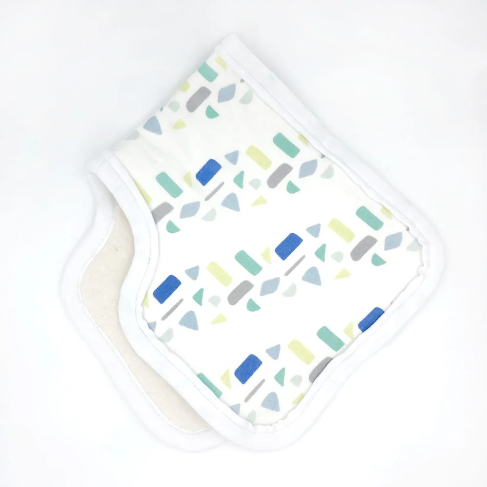 Cool Confetti Stripe Burp Cloth - Organic Cotton | *25% Off!*