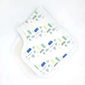 Cool Confetti Stripe Burp Cloth - Organic Cotton | *25% Off!*