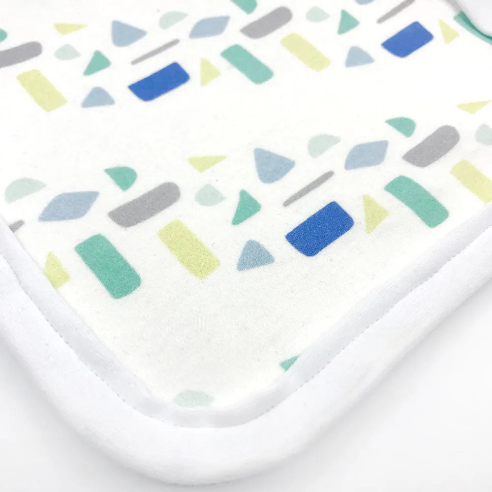 Cool Confetti Stripe Burp Cloth - Organic Cotton | *25% Off!*