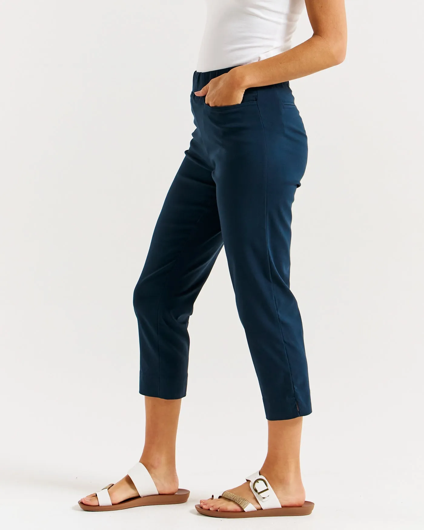 Crop Bengaline Pant Navy