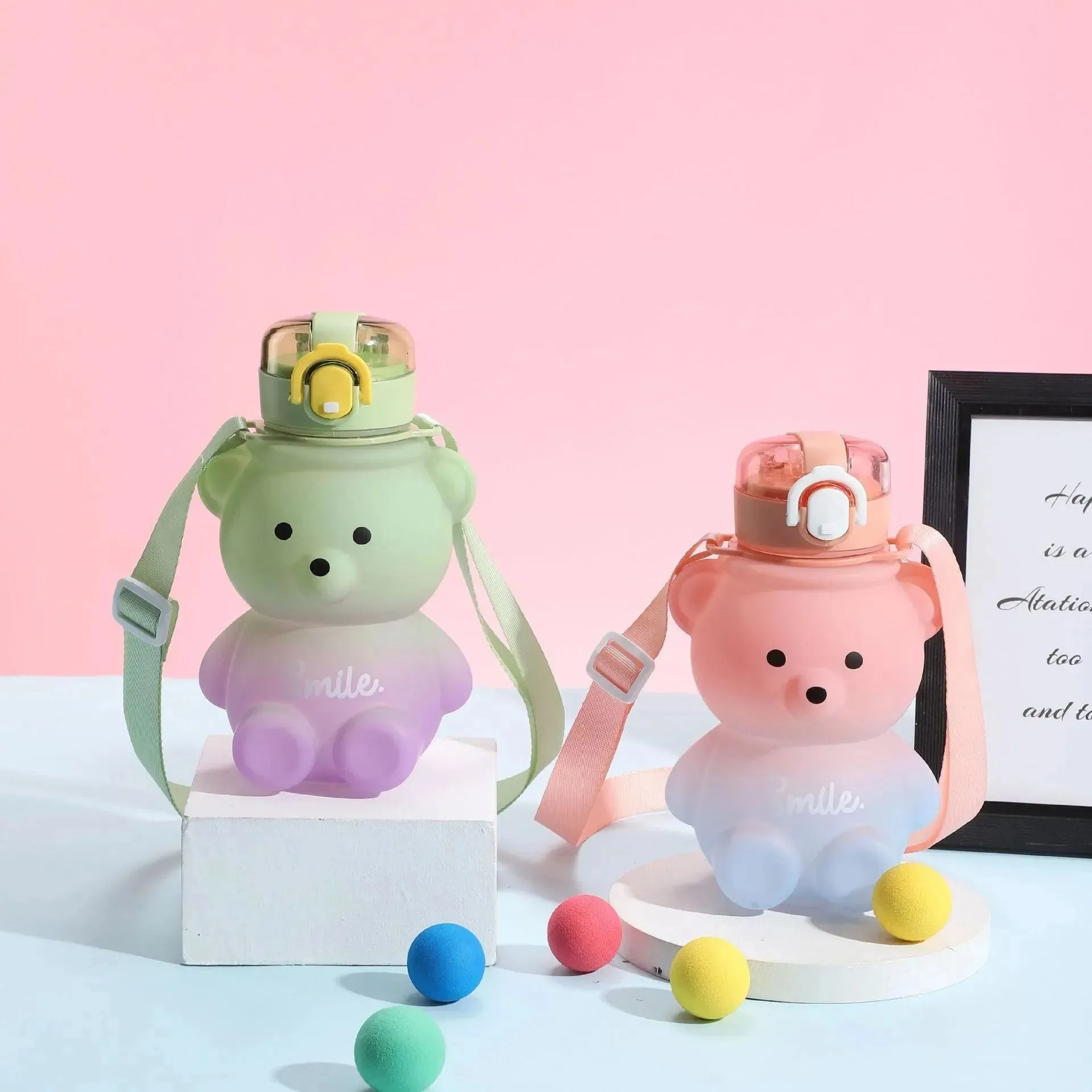 Cute Smile Bear Bottle (800 ml)