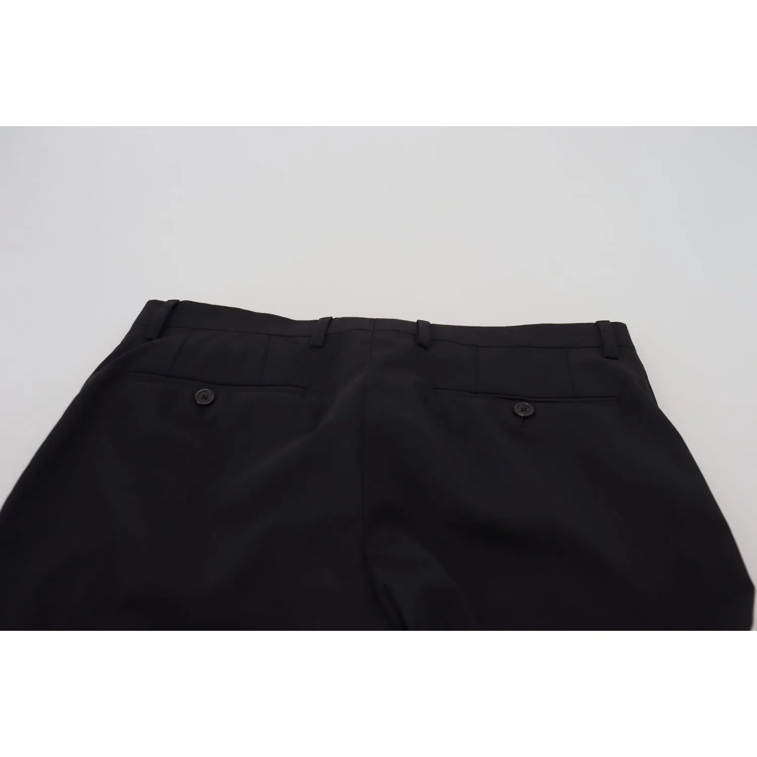 Dolce & Gabbana Elegant Black Wool Blend Trousers