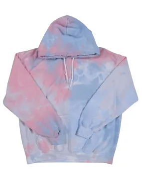 Dream Cloud Dye Essential Fleece Hoodie - Coral