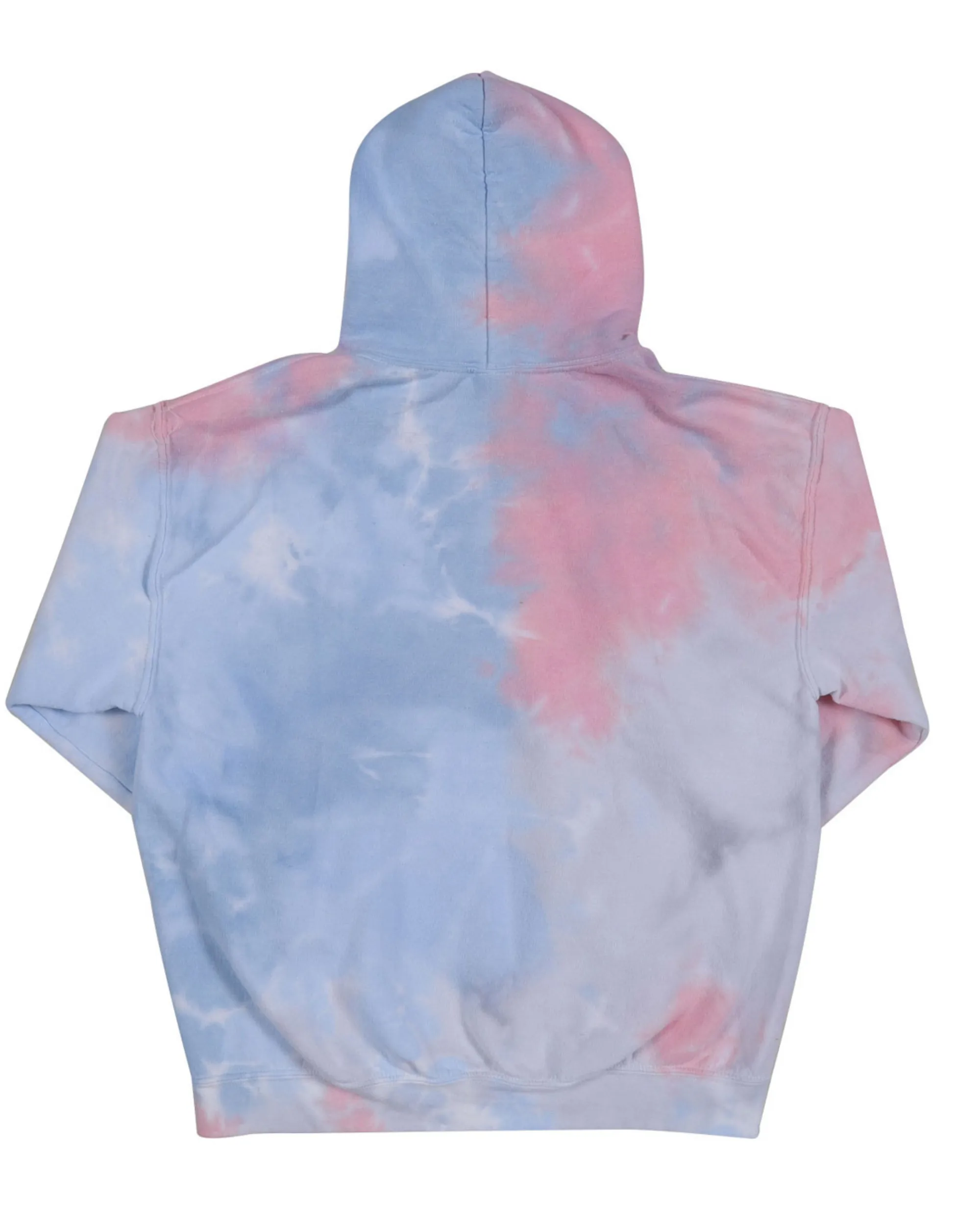 Dream Cloud Dye Essential Fleece Hoodie - Coral